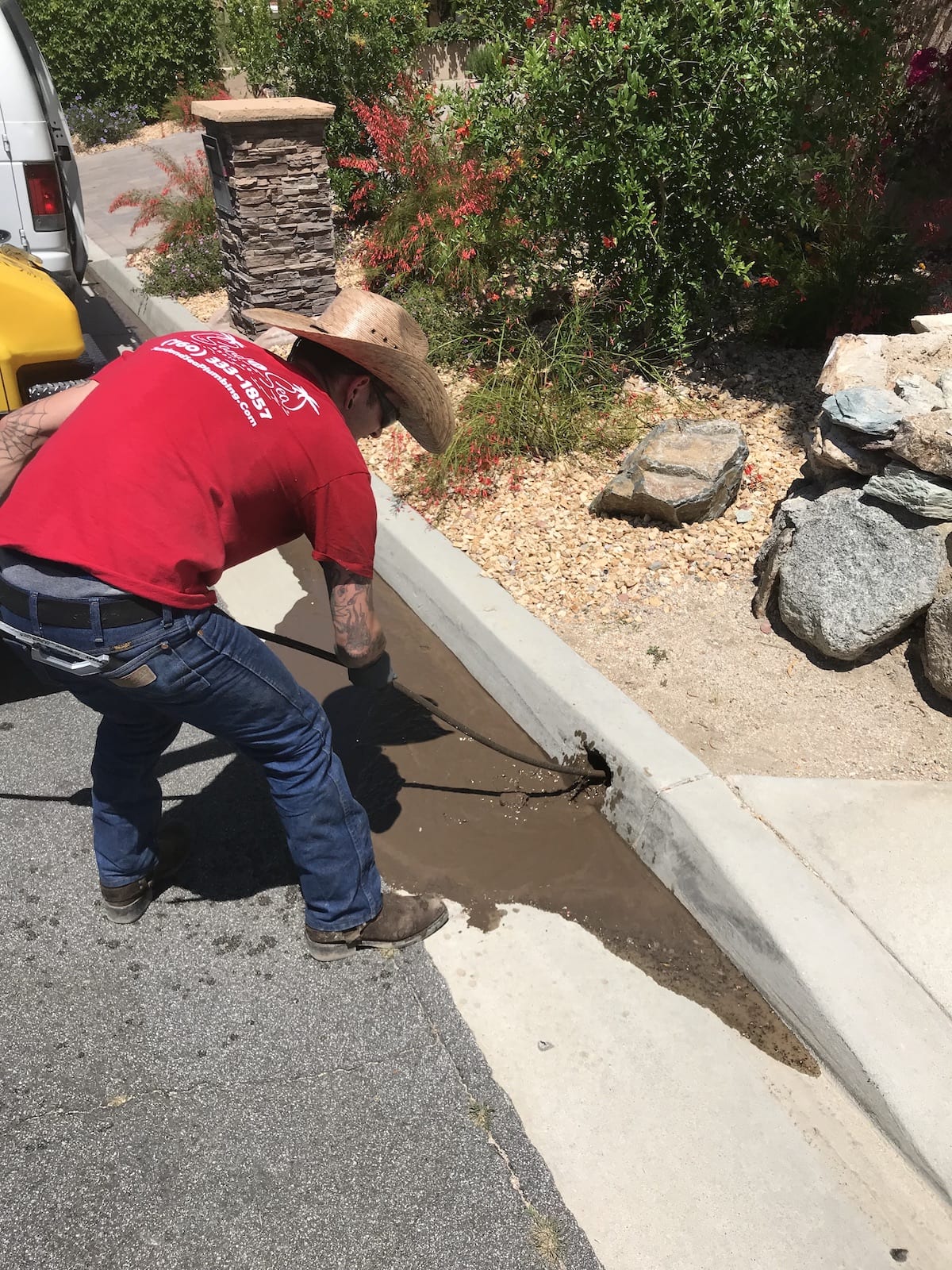 area drain cleaning storm drain cleaning near Palm Springs, palm desert, Rancho Mirage, cathedral city, and the Coachella Valley